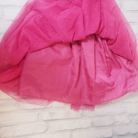 Hot Pink Fuchsia H&M Sequin Toddler Dress - Picture 4 of 5